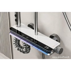 SmartFlow Digital Shower - Hvid - Sort